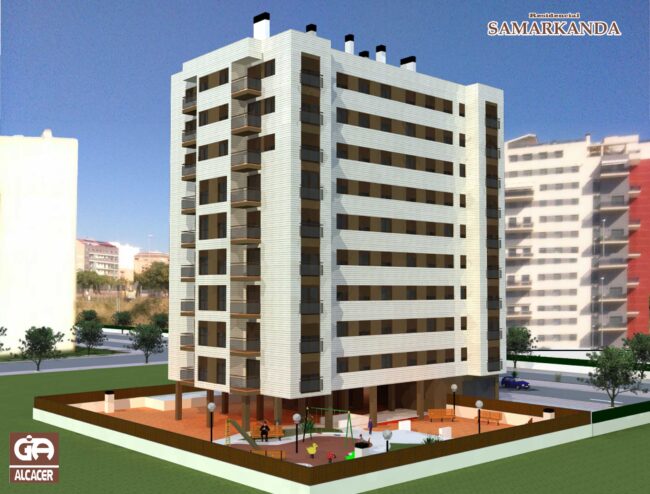 Edificio Samarkanda por el Arquitecto Cristina Fortanet