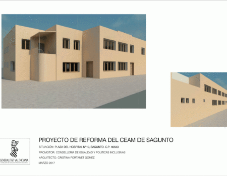 Rehabilitación Ceam Sagunto . Arquitecto Cristina Fortanet