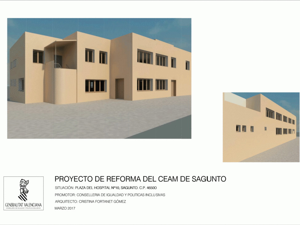 Rehabilitación Ceam Sagunto . Arquitecto Cristina Fortanet