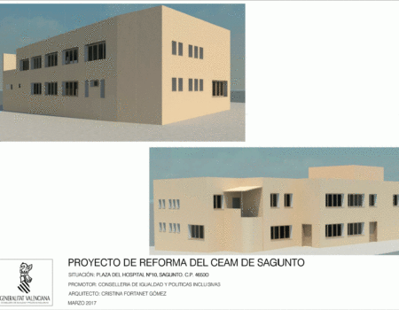 Rehabilitación Ceam Sagunto . Arquitecto Cristina Fortanet