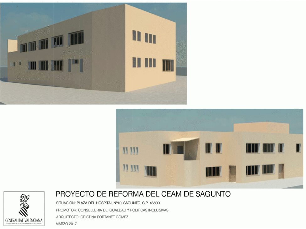 Rehabilitación Ceam Sagunto . Arquitecto Cristina Fortanet