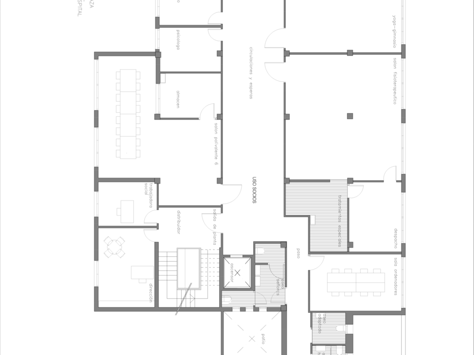 Rehabilitación Ceam Sagunto . Arquitecto Cristina Fortanet