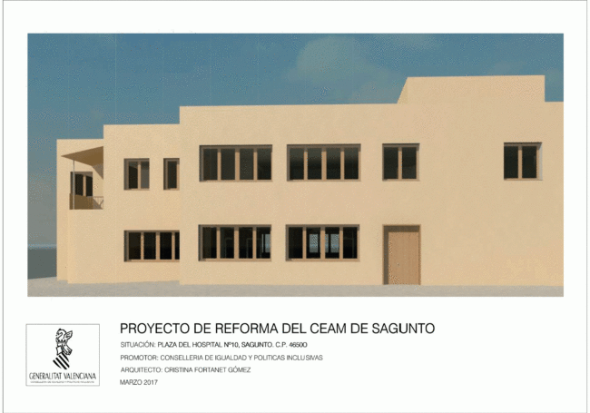Rehabilitación Ceam Sagunto . Arquitecto Cristina Fortanet
