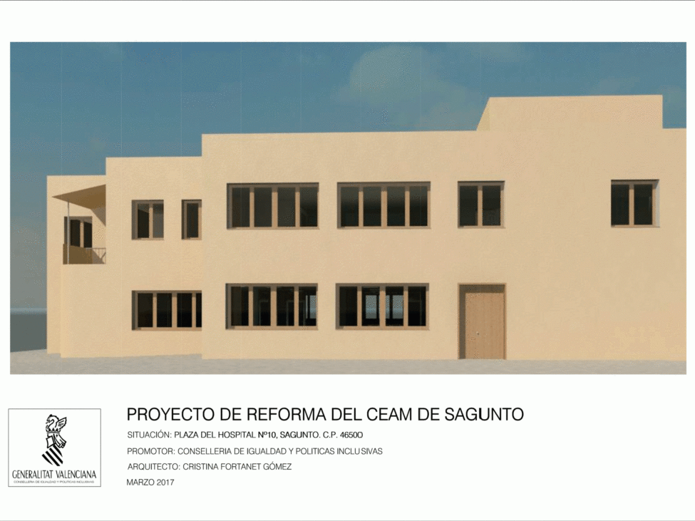Rehabilitación Ceam Sagunto . Arquitecto Cristina Fortanet