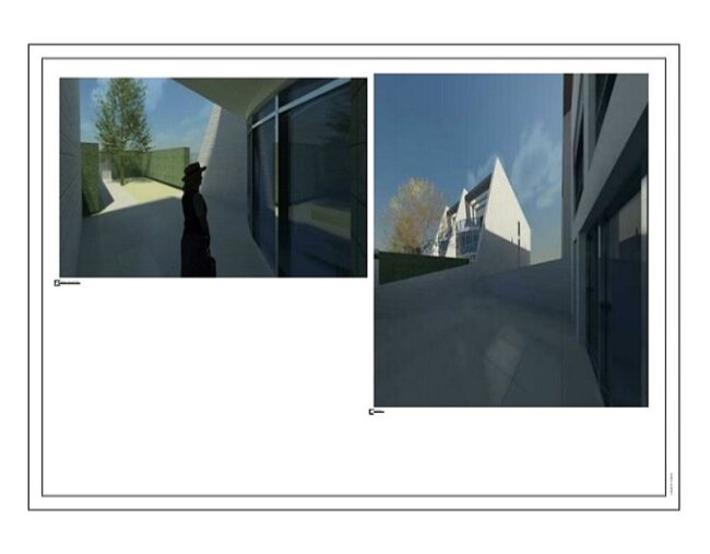 Proyecto 6 viviendas en hilera. Pau Gumbau Castellón. Arquitecto Cristina Fortanet