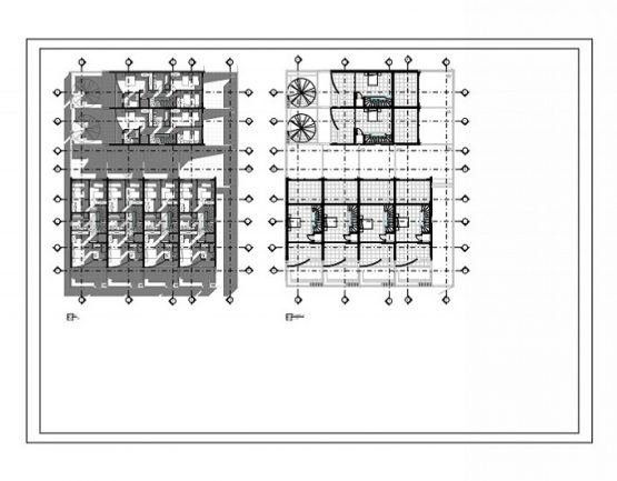 Proyecto 6 viviendas en hilera. Pau Gumbau Castellón. Arquitecto Cristina Fortanet