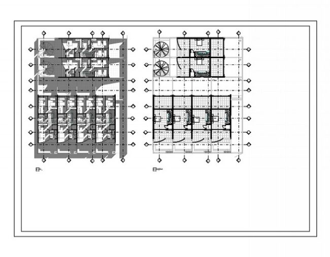 Proyecto 6 viviendas en hilera. Pau Gumbau Castellón. Arquitecto Cristina Fortanet
